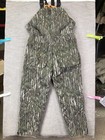 Vtg Johnson Garment Reversible Hunting Bib Overalls L Insulated Camo Orange Usa