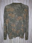 Rasco Fr Shirt Mens 3xl Green Camo Camouflage Long Sleeve Henley Pocket Workwear