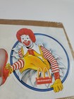 Vintage 90s Ronald Mcdonald Sticker window Decal Breaking Through Rare 4 
