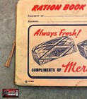 1943 Merita Bread Lone Ranger Wwii War Ration Book