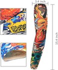 Akstore Temporary Tattoo Sleeves Set Arts Fake Slip On Arm    