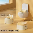 3 In 1 Toddler Potty Training Toilet Seat With Steps Ladder Foldable Potty Tr   