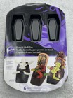 Wilton Halloween 6 Cavity Coffin Cake Pan Casket Cupcake Mold New Dessert Shell