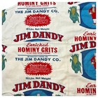 Vtg Jim Dandy Co Hominy Grits Sack Fabric Apron Feed Bag Neck Strap Waist Ties