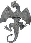 Dragon Winged Gargoyle Fence Hanger Outdoor Wall Decor- Detailed Fence Topper   