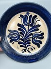 Vtg Romania Transylvania Folk Art Floral Pottery 7 25    Plate Miercurea Nirajulul