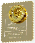 The March Co   love  Usa 25c 1988 Rose Stamp Lapel Pin