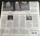 The New York Times Newspaper Obama Takes Oath   Nation In Crisis January 21 2009