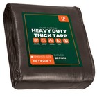 Heavy Duty Tarp 5 10 12 16mil Waterproof Canopy Tent Shelter Carport Cover Shade