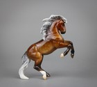 Ooak Breyer Cm Custom Stablemate Rearing Brio Mustang Horse Dappled Silver Bay