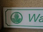 Vintage Wawona Golf Shop Vinyl Sign Yosemite Advertising 