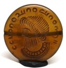 Authentic Ancient Near Eastern Sassanian Sassanid Agate Stone Intaglio Bead