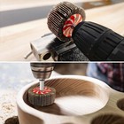 28 Pcs Flap Wheel Sander Set  60 80 120 240 Grits Sanding Wheel For Drill 1 4   