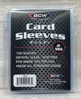 100 Loose Bcw Standard Soft Penny Sleeves Card Protectors-fast Free Ship