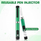 60 Unit Peptide Pen  Reusable Peptide V2 Pen With 2- 3ml Cartridges-pink-