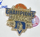 Duke Blue Devils Pin  National Champions 2001 Basketball Lapel Hat Pin Vintage