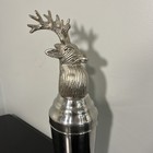 Vintage Deer Stag Martini Cocktail Shaker Large