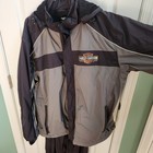 Harley-davidson Roadway Rain Suit Jacket And Pants Mens L Waterproof Packable