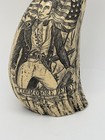 Replica Resin Whale Tooth Scrimshaw Of Commodore Perry