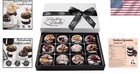 Gourmet Cookie Gift Basket - 12 Assorted Chocolate-covered Delights