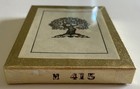 Vintage Antioch Bookplates Tree - Set 50 In Box Made In Usa Sealed