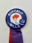 Vintage 1970 s Pin Back Button Buffalo Bills Nfl Standing Buffalo 1 75   