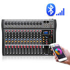 8 12 16 Channel Mixing Console Sound Pro Usb Bluetooth Live Studio Audio Mixer