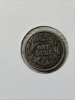 1897 Silver Barber Dime Vg Condition