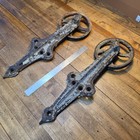 Antique 1882 Kidder Sliding Barn Door Hardware Architectural Cast Track Rollers