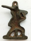 Collectible Ancient Chinese Dark Rust Bronze Statue