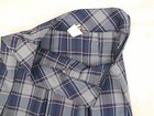 Girls R k Blue Plaid Kick Pleat Uniform Skirt Size 12