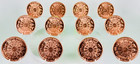 Copper Art Coins   Zodiac Signs   Complete Twelve-piece Set   Fine  999 Bullion