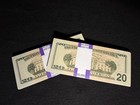 100 Realistic High Quality 20 Dollar Bills  Replica  100 Bills In One Order 