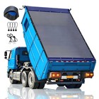 Heavy Duty Dump Truck Tarp 7  X 14  - 18oz Pvc Mesh Cover For Trailers