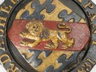 Antique Cast Iron 19th Century Haberdashers Company With Lion 1831