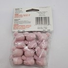 Vintage Flocked Teddy Bear Miniature Lot Of 6 Pink 1  New Sealed