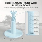 Golf Rubber Tee Adjustable 6 Pack  Unbreakable Height From 2 1  To 2 9 