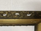 Antique Victorian Wood Cutouts Scroll Picture Frame 28   x26    Fits 19   x17   
