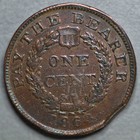 1863 83 264a Patriotic Civil War Token  pay The Bearer One Cent 