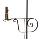 Wrought Iron Floor Lamp - Adjustable  quilter s Lamp  With Finial Choice