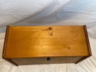 Small Vintage Wood Bread Box Door Shelf Pantry Farmhouse Country 16 5 X 8 5 X 8