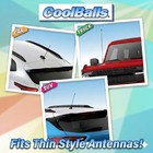 Coolballs Cool Dude Black Bandana Antenna Topper Car Auto Accessory  new 
