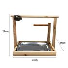 Parrot Playstand Bird Playground Wood Perch Gym Training Stand Playpen Bird Toys