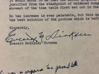 Illinois Senator Everett M  Dirksen Typed Signed Letter - Dated 1 23 1959