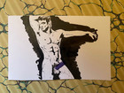 Fine Ink Drawing On Paper  Vintage  Male Nude
