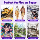 48 Colors Alcohol Markers Dual Tip Blender Sketch Coloring Artist Pens