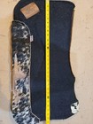 Impact Gel Saddle Pad  Black With Hair On Hide Wear Leathers  29 Spinex28  7 8 