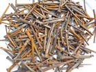 Lot Of 3lbs  Square Head Nails Various Sizes Old Barn Salvage