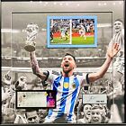 Lionel Messi  argentina-world Cup  Laser Engraved Custom Framed Display