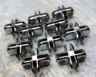 4 Way Glass Cube Connector Clip 3 16  - 10 Pcs Chrome Tempered Glass Shelf